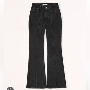 Abercrombie and Fitch Black bootcut jeans